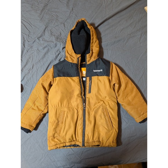 Timberland Other - TIMBERLAND BOYS Logo Puffy‎ Jacket Mustard 4T